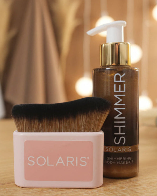 Liquid Gold Shimmer & Luxury Body Brush