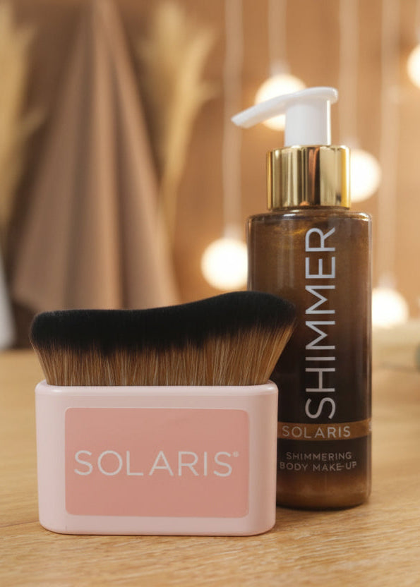 Liquid Gold Shimmer & Luxury Body Brush